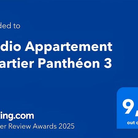 Studio Appartement Quartier Pantheon 3 Free Netflix Paris Luaran gambar
